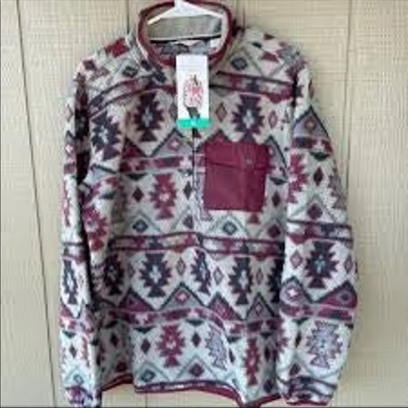 Weatherproof Vintage Ladies’ Printed Fleece Pullover - Picture 3 of 3
